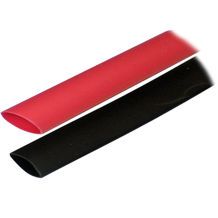 Ancor Ancor Adhesive Lined Heat Shrink Tubing (ALT) - 3/4" x 3" - 2-Pack - Black/Red Electrical