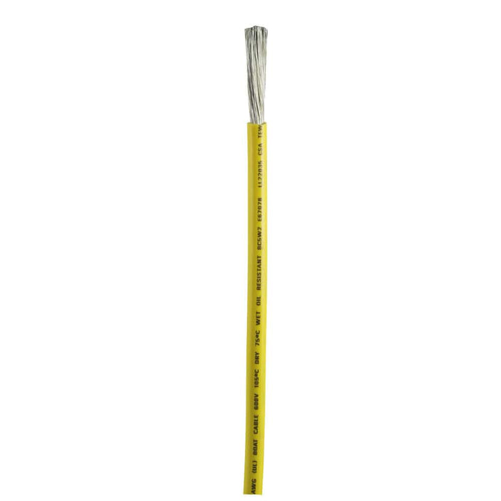 Ancor Ancor Yellow 4 AWG Battery Cable - Sold By The Foot Electrical