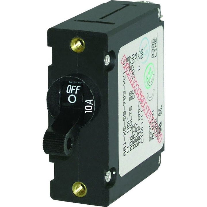 Blue Sea Systems Blue Sea 7204 AC / DC Single Pole Magnetic World Circuit Breaker - 10 Amp Electrical