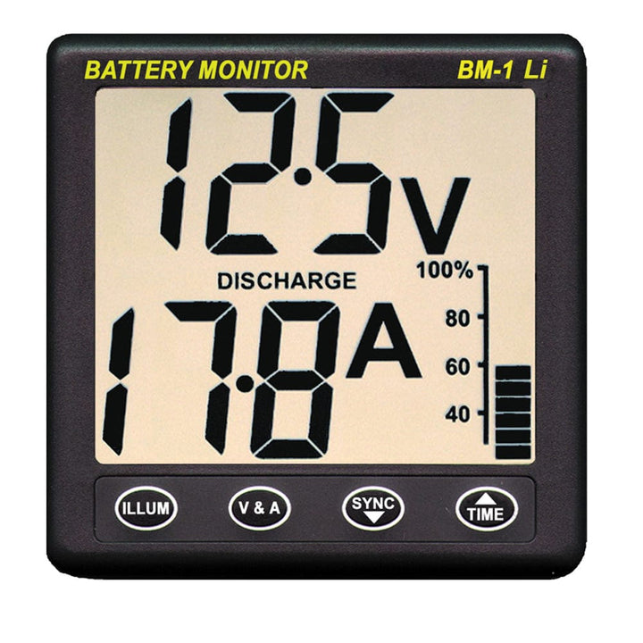 Clipper Clipper BM-1 LI Battery Monitor f/12V Lithium Electrical