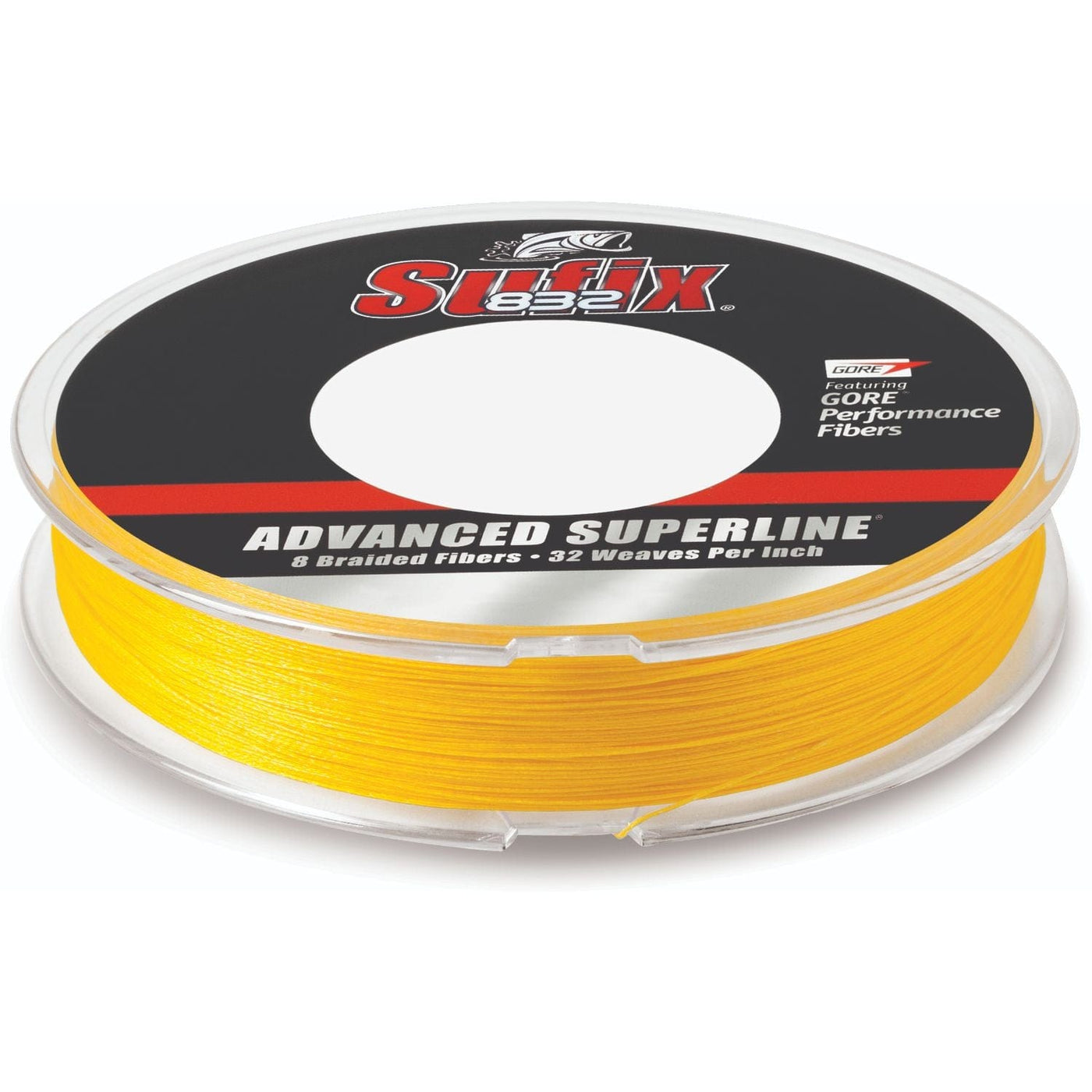 Sufix Sufix Advanced Superline 832 Braid lb 300 300 yards / 6 lb / Hi-Vis Yellow Fishing