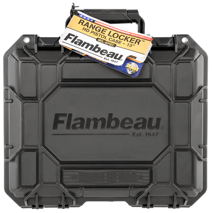 Flambeau Flambeau Range Locker, Flam 1312sn 13 Range Locker Hd Pistol Case Firearm Accessories