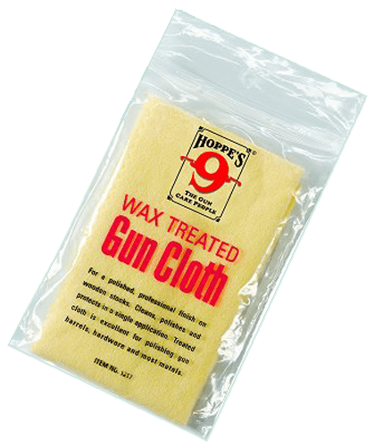 Hoppes Hoppes Wax Treated, Hop 1217 Wax Treated Gun Cloth 10pk Gun Care