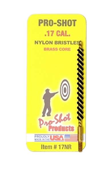 Pro-Shot Pro-shot Nylon Bore Brush, Proshot 17nr Rfl Nylon Brush 17cal Gun Care