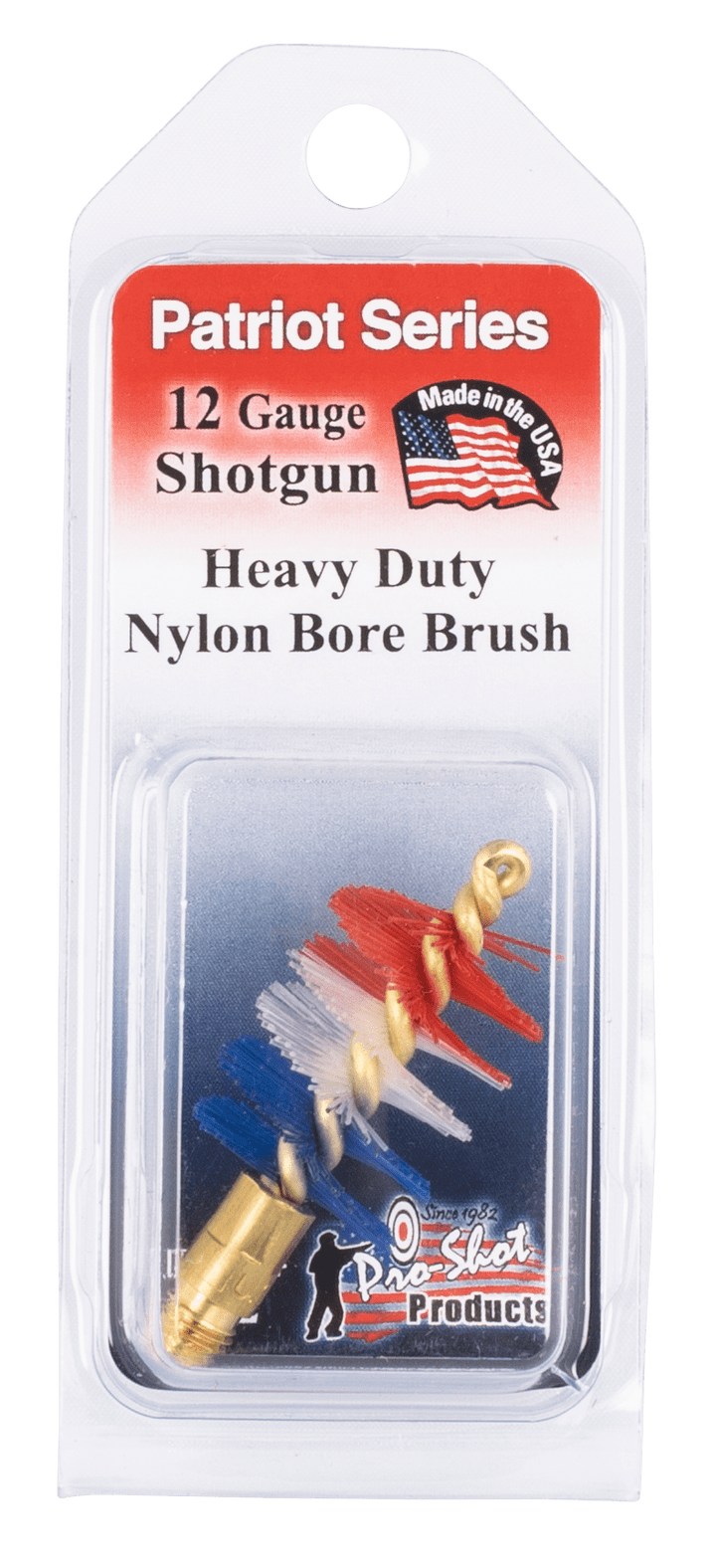Pro-Shot Pro-shot Shotgun Bore Brush, Proshot Ps12 12ga Shgn Patriot Bore Brush Gun Care