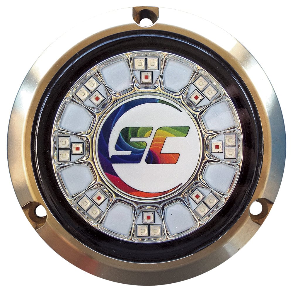 Shadow-Caster LED Lighting Shadow-Caster SCR-24 Bronze Underwater Light - 24 LEDs - Full Color Changing Lighting