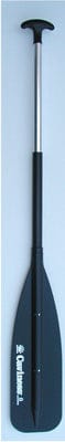 Caviness Caviness Synthetic Aluminum Paddle 4 foot Tgrip Black Marine And Water Sports
