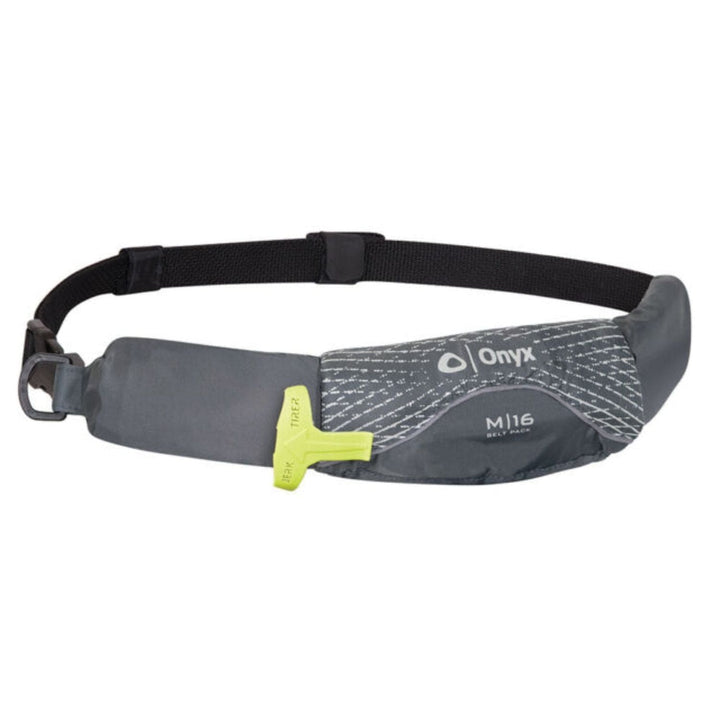 Onyx Onyx M-16 Manual Belt Pack IPFD Grey Marine And Water Sports