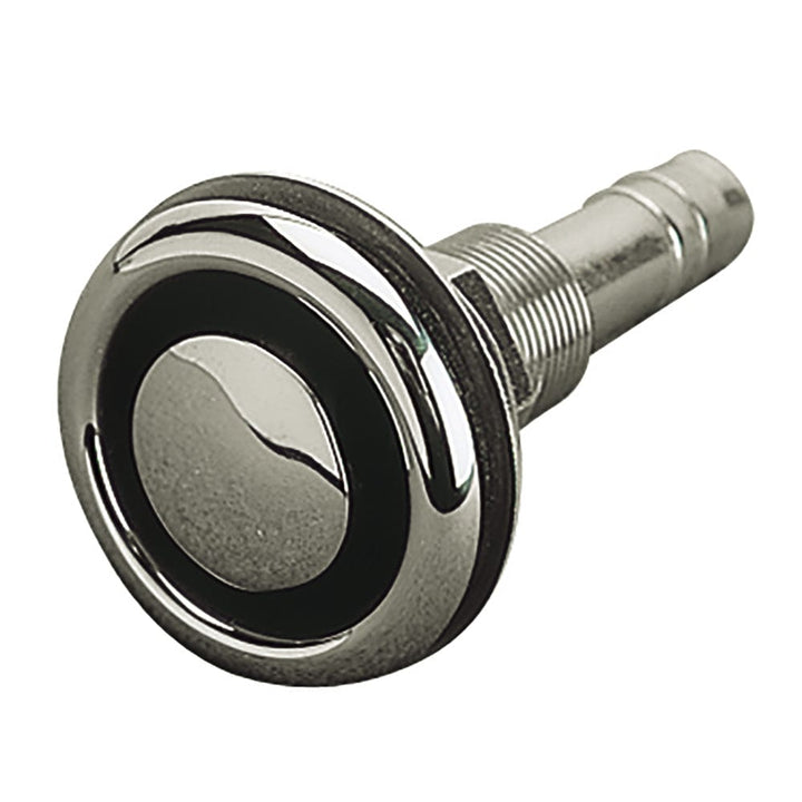 Sea-Dog Sea-Dog Stainless Steel Flush Mount Gas Tank Vent 5/8" Hose - Straight Marine Hardware