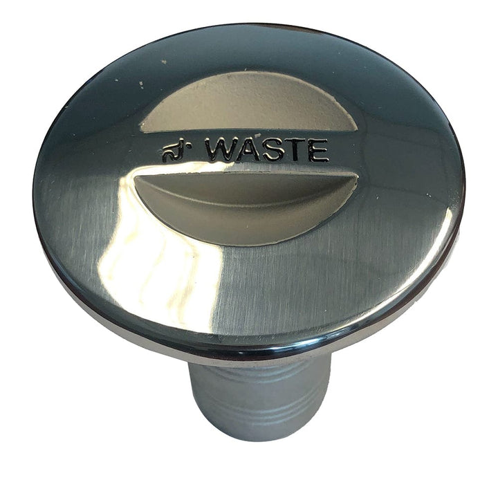 Sea-Dog Sea-Dog Stainless Steel Key Free Hose Deck Fill Fits 1-1/2" Hose - Waste Marine Hardware