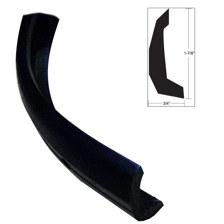 TACO Marine TACO Semi-Rigid Rub Rail Kit - Black w/No Insert - 30&