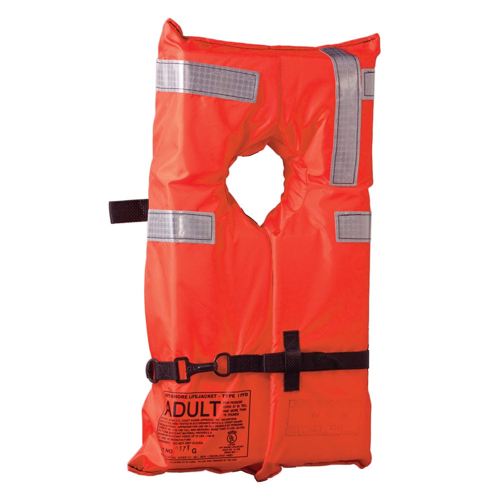 Kent Sporting Goods Kent Type I Collar Style Life Jacket - Adult Universal Marine Safety