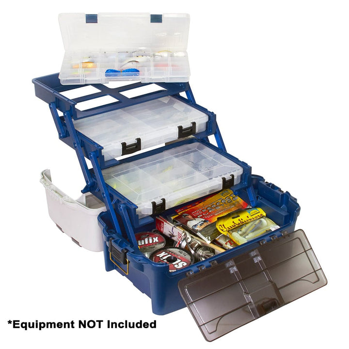 Plano Plano Hybrid Hip 3-Stowaway® Tackle Box 3700 - Blue Outdoor