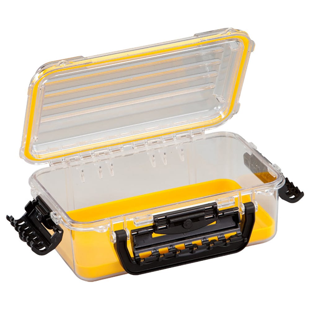 Plano Plano Waterproof Polycarbonate Storage Box - 3600 Size - Yellow/Clear Outdoor