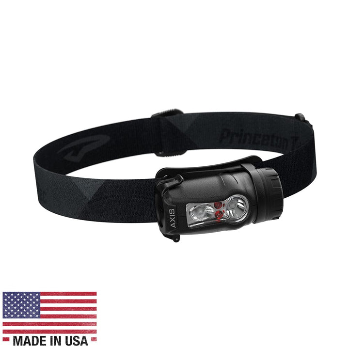 Princeton Tec Princeton Tec Axis Rechargeable LED HeadLamp - Black/Grey Outdoor