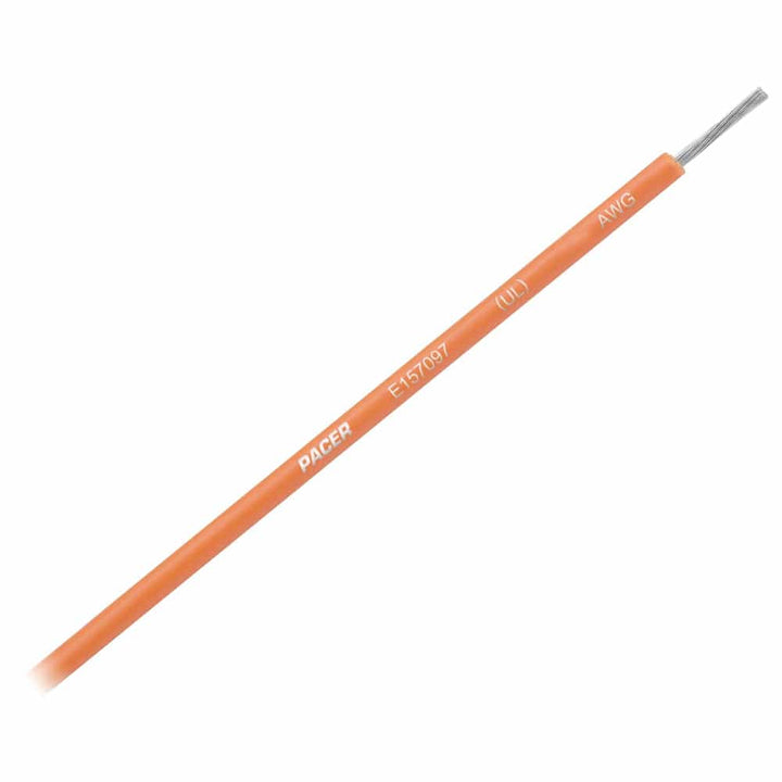Pacer Group Pacer Orange 14 AWG Primary Wire - 18&