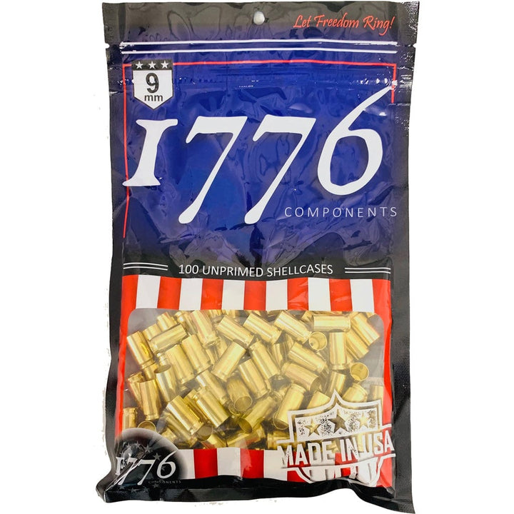 1776 Usa 1776 Usa Unprimed Brass Starter Kit 380 Acp, 40 S&w, 10mm, 45 Acp 4000 Pc Reloading