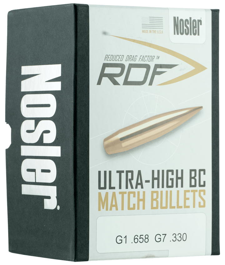 Nosler Nosler Rdf, Nos 49825 Rdf Match .264 140 Hpbt 500 Reloading