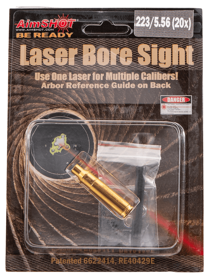 Aimshot Aimshot Laser Boresighter, Aims Bs22320x 223 Lsr Boresight 20x Shooting