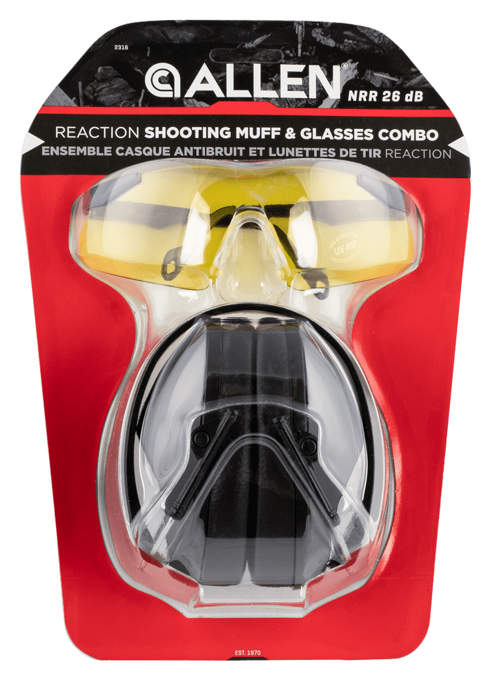 Allen Allen Reaction Lo-profile, Allen 2316 Reaction Shooting Muff Glasses Combo Shooting