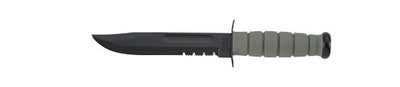 Ka-Bar Full-Size Fixed 7 in Blk Blade Foliage Kraton Handle