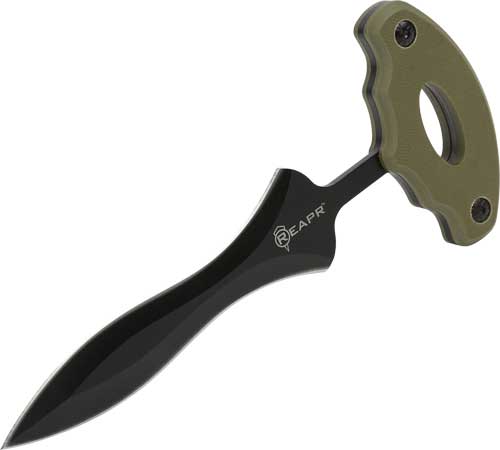 Reapr Tac Push Dagger 4" Spear - Point Blade W/blk Oxide Finish