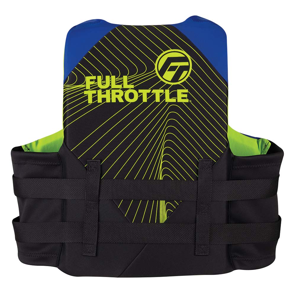 Full Throttle Adult Rapid-Dry Life Jacket - L/XL - Blue/Black