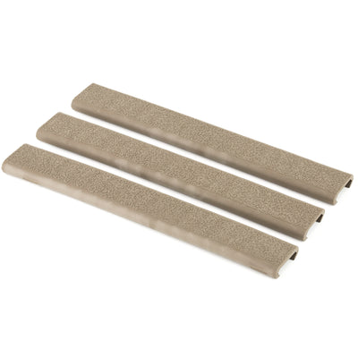 Ergo Grip Rail Cover Slim Line - Picatinny Black 3pk