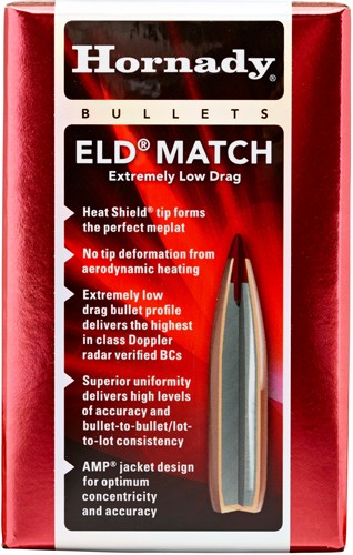 Hornady Bullets 6.5mm .264 - 100gr. Eld-match  100ct