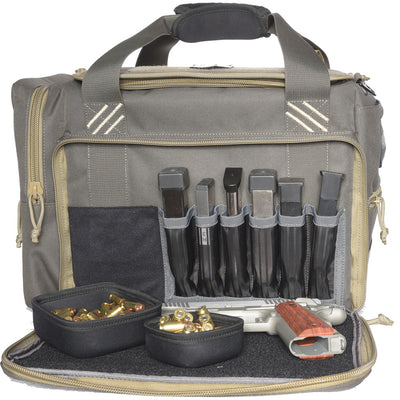 Gps L/m Range Bag With Foam Cradle Black 4 Handgun And 2 Ammo Dumps