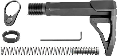 Phase 5 Mini Stock Assembly - Carbine Tube Ar-15 Black