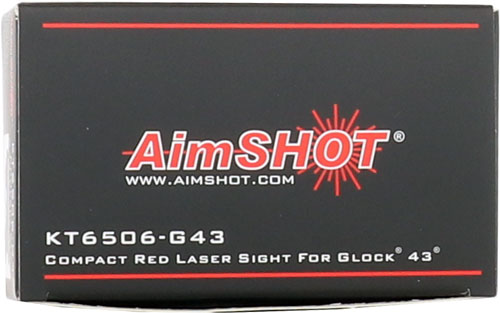 Aimshot Ultralight Laser Sight - Red Fits Glock 43