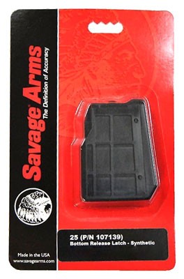 Savage Magazine Model 25 - .17hornet 4rd Synthetic Matte
