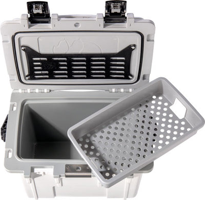 Pelican Coolers Im 14 Quart - White/gray W/dry Storage