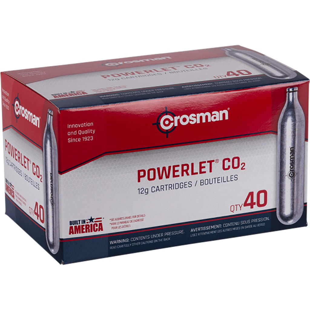 Crosman Powerlet Co2 Cartridges 40 Pk.