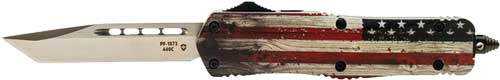 Templar Knife Small Otf Wood - Us Flag 3" Silver Tanto