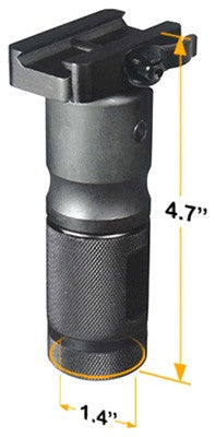 Utg Vertical Foregrip 4.7" - Folding Qd Picatinny Aluminum