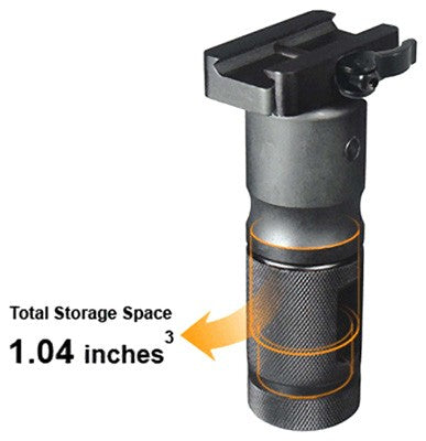 Utg Vertical Foregrip 4.7" - Folding Qd Picatinny Aluminum