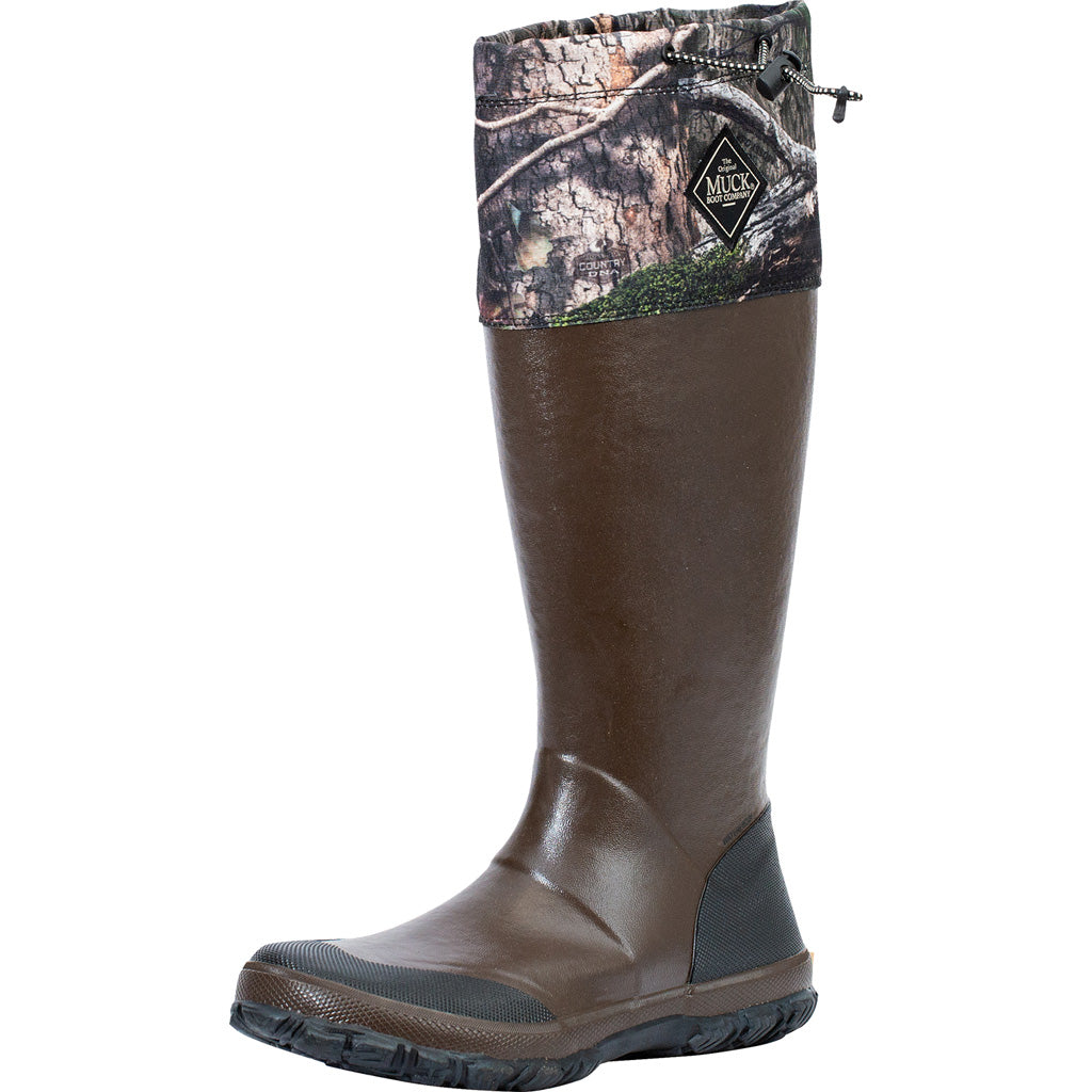 Muck Unisex Forager Tall Boot Bark And Mossy Oak Country Dna 8
