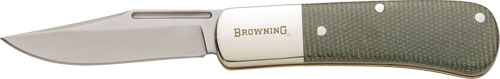 Browning Knife Folding Steam - Bank 2.5" Blade Olive Nailnick