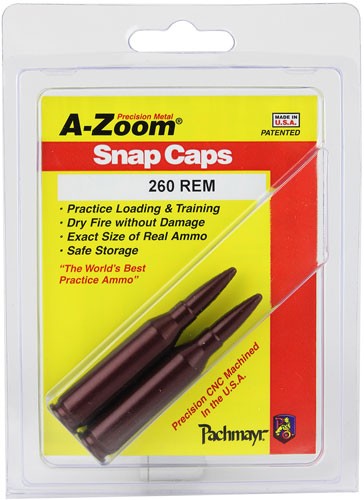 A-zoom Metal Snap Cap - .260 Remington 2-pack