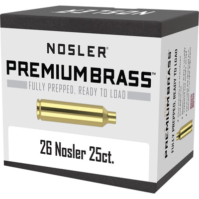 Nosler Custom Brass 26 Nosler 25 Pk.