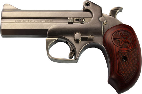 Bond Arms Grip Extended Lam. - Rosewood/grey W/laser Star