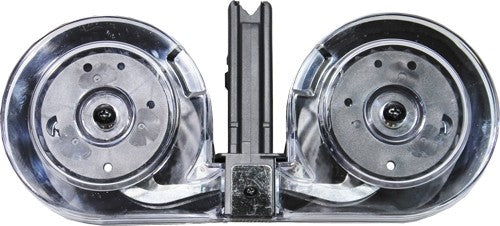 Iver Johnson Magazine Ar15 - .223 100rd Drum Blk/clear Poly