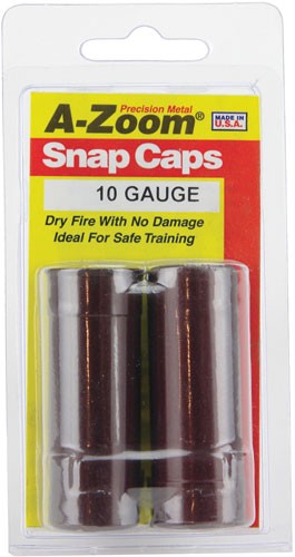 A-zoom Metal Snap Cap 10ga. - 2-pack