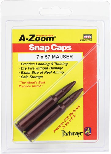 A-zoom Metal Snap Cap 7x57 - Mauser 2-pack