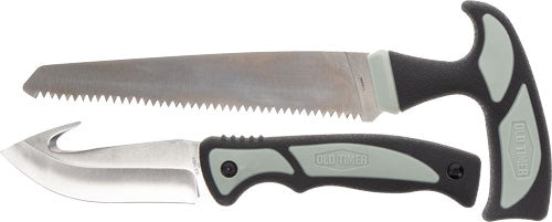 Old Timer Knife Hunter Kit W/ - Saw/gut Hook Knife & Sheath