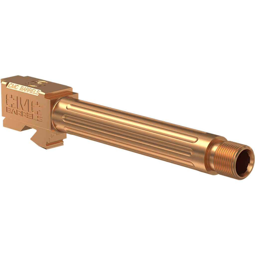 Cmc Triggers Fluted Glock Barrels Glock 19 Threaded Dlc Bronze Hxbn