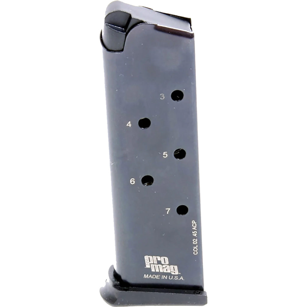 Promag Steel Magazine 1911 .45 Acp Blued 7 Rd.
