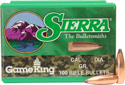 Sierra Bullets .270 Cal .277 - 130gr Sp-bt 100ct